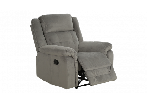 Fauteuil relax relax Melbourne tissu gris